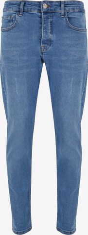 2Y Premium Slimfit Jeans in Blauw: voorkant