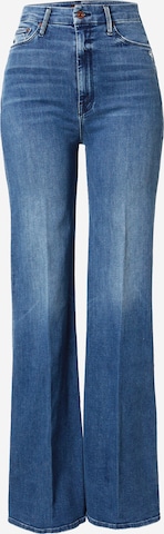 MOTHER Wide leg Jeans in Blue: front