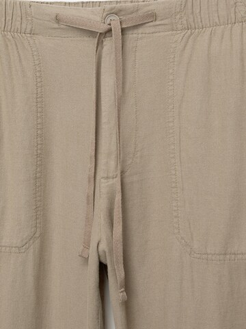 Pull&Bear Loosefit Nadrág - bézs