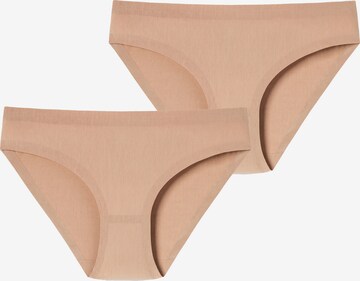 Slip 'Invisible Cotton' SCHIESSER en beige : devant