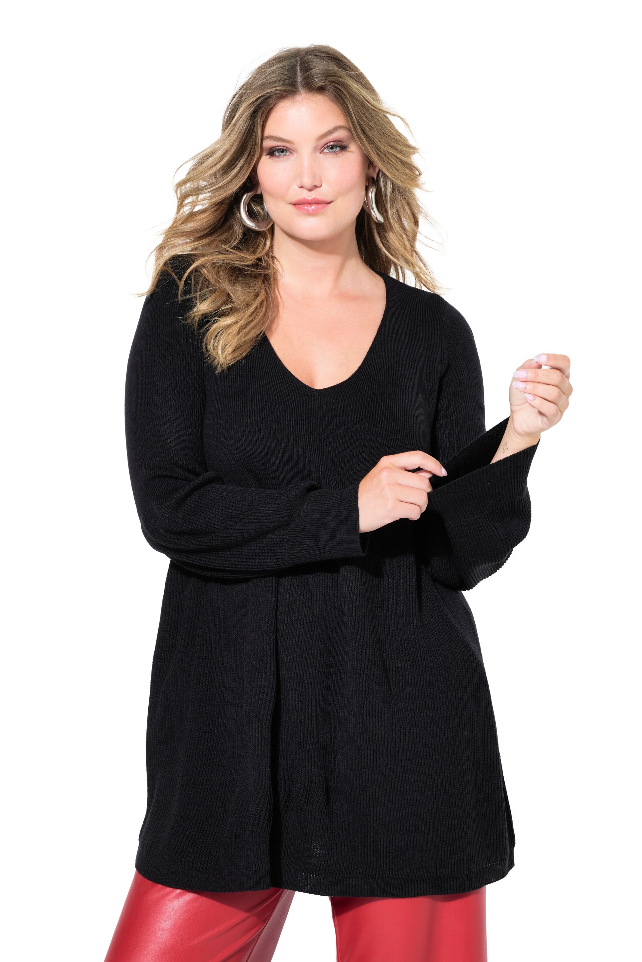 MIAMODA Sweater in Black: front