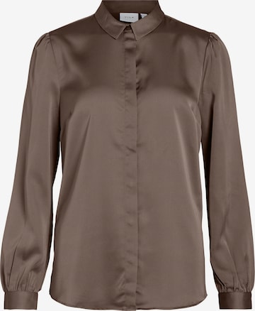 VILA Blouse in Bruin: voorkant