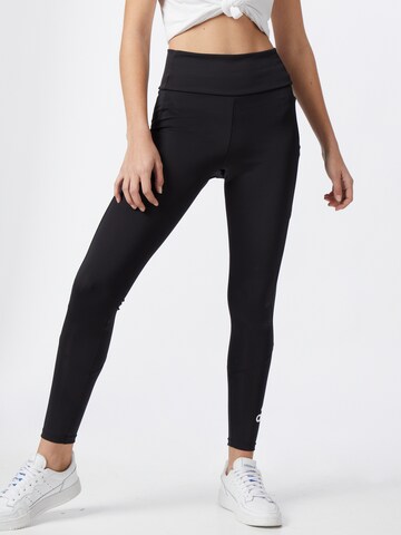 ADIDAS SPORTSWEAR - Skinny Pantalón deportivo en negro: frente