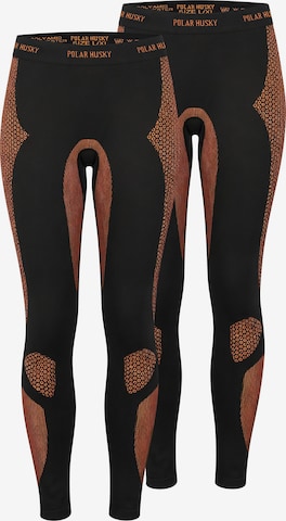 Sous-vêtements de sport normani en orange : devant