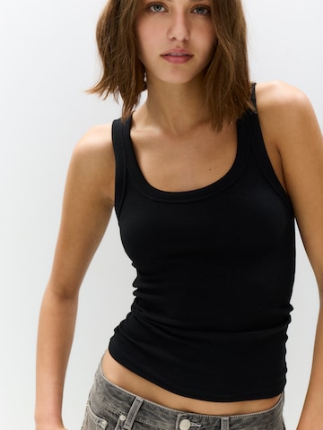 Pull&Bear Top in Black: front