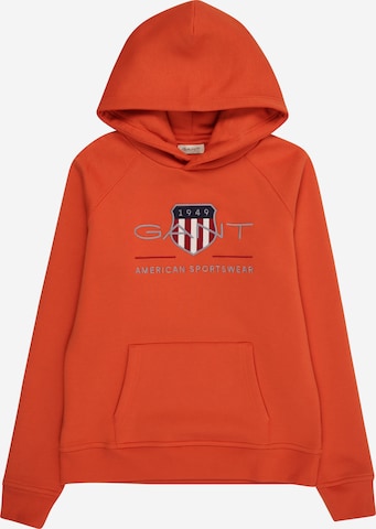 GANT Sweatshirt in Oranje: voorkant