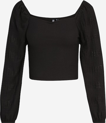 Pieces Petite - Camiseta 'JASMIN' en negro: frente