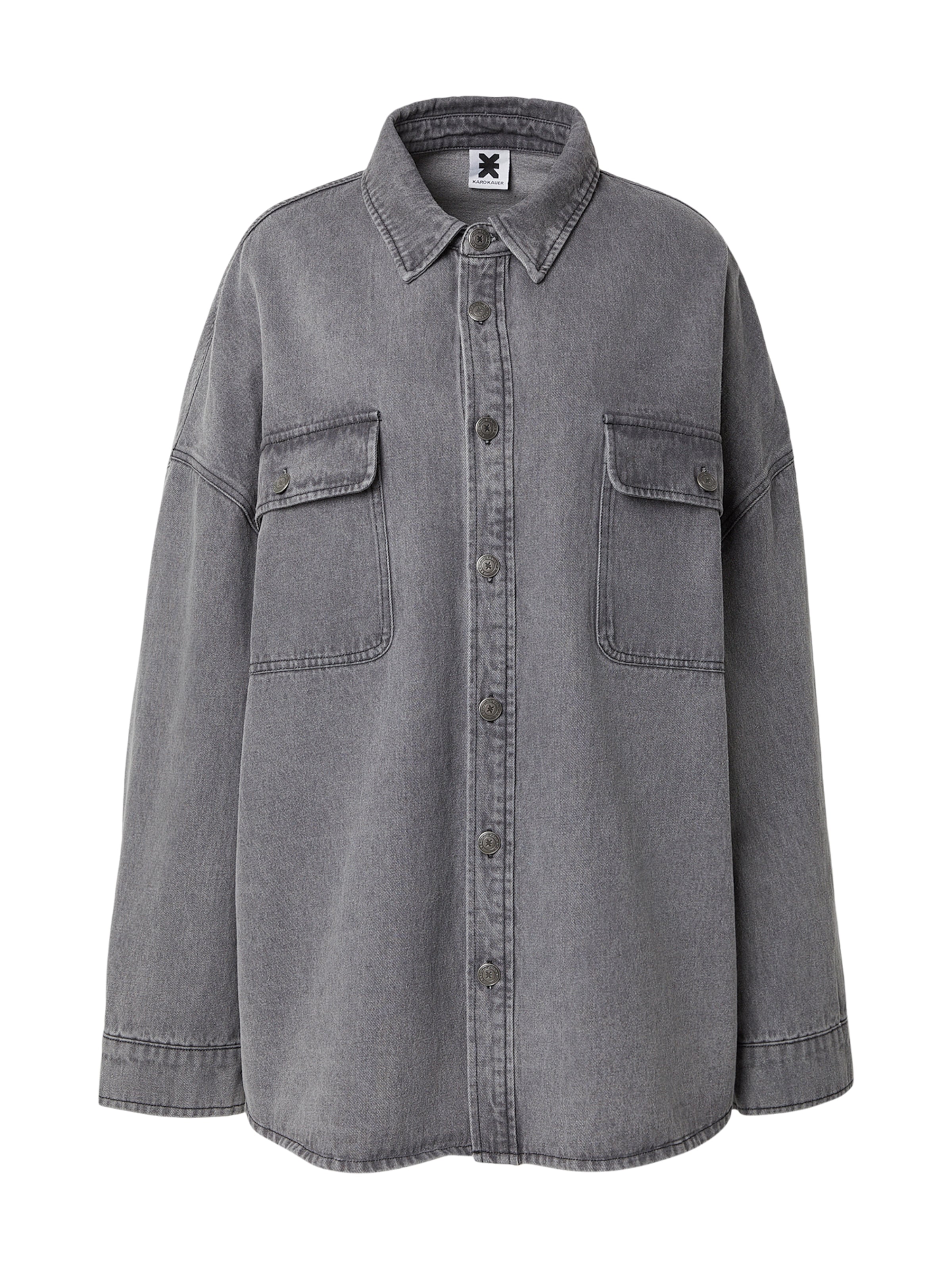 Chemisier Karo Kauer en gris : devant