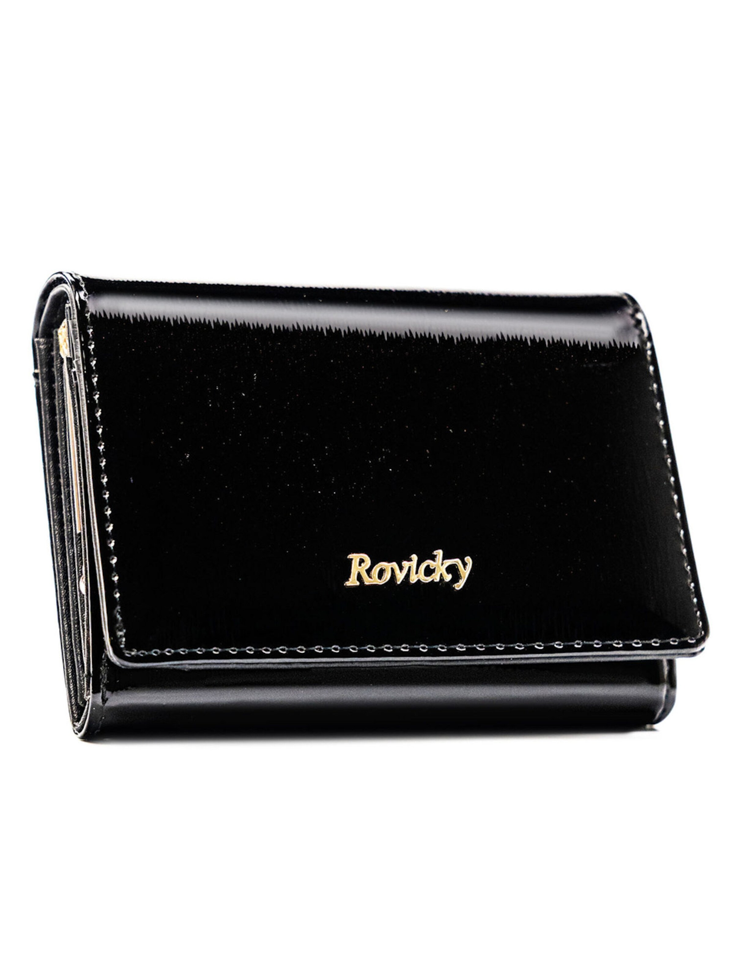 Tomshop24-7 Wallet 'Rovicky-Lack RFID' in Black: front