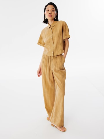 Twist Wide leg Trousers in Green