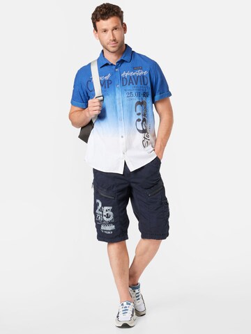 CAMP DAVID Lużny krój Spodnie 'Skater' w kolorze niebieski