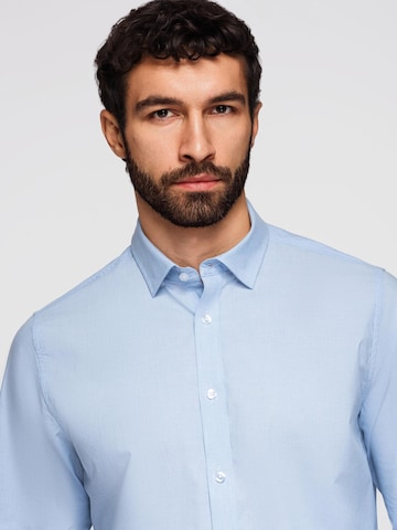 Ombre Regular fit Zakelijk overhemd in Blauw