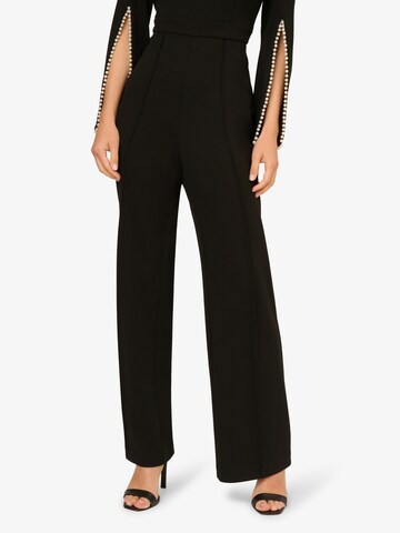 Adrianna Papell Jumpsuit 'Split Sleeve Crepe Jumpsuit' in Zwart