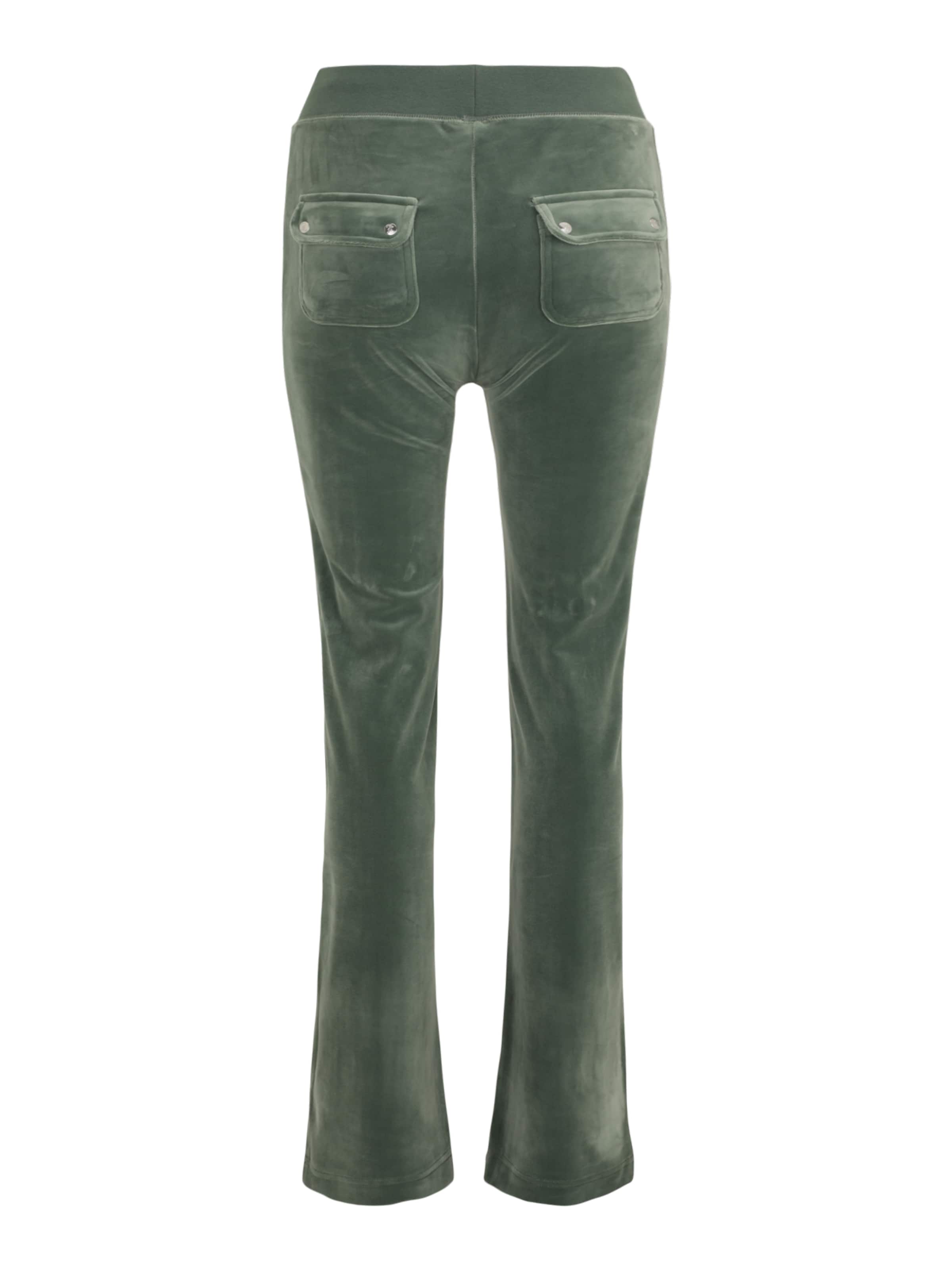 Juicy Couture Tall Regular Панталон 'DEL RAY' в зелено