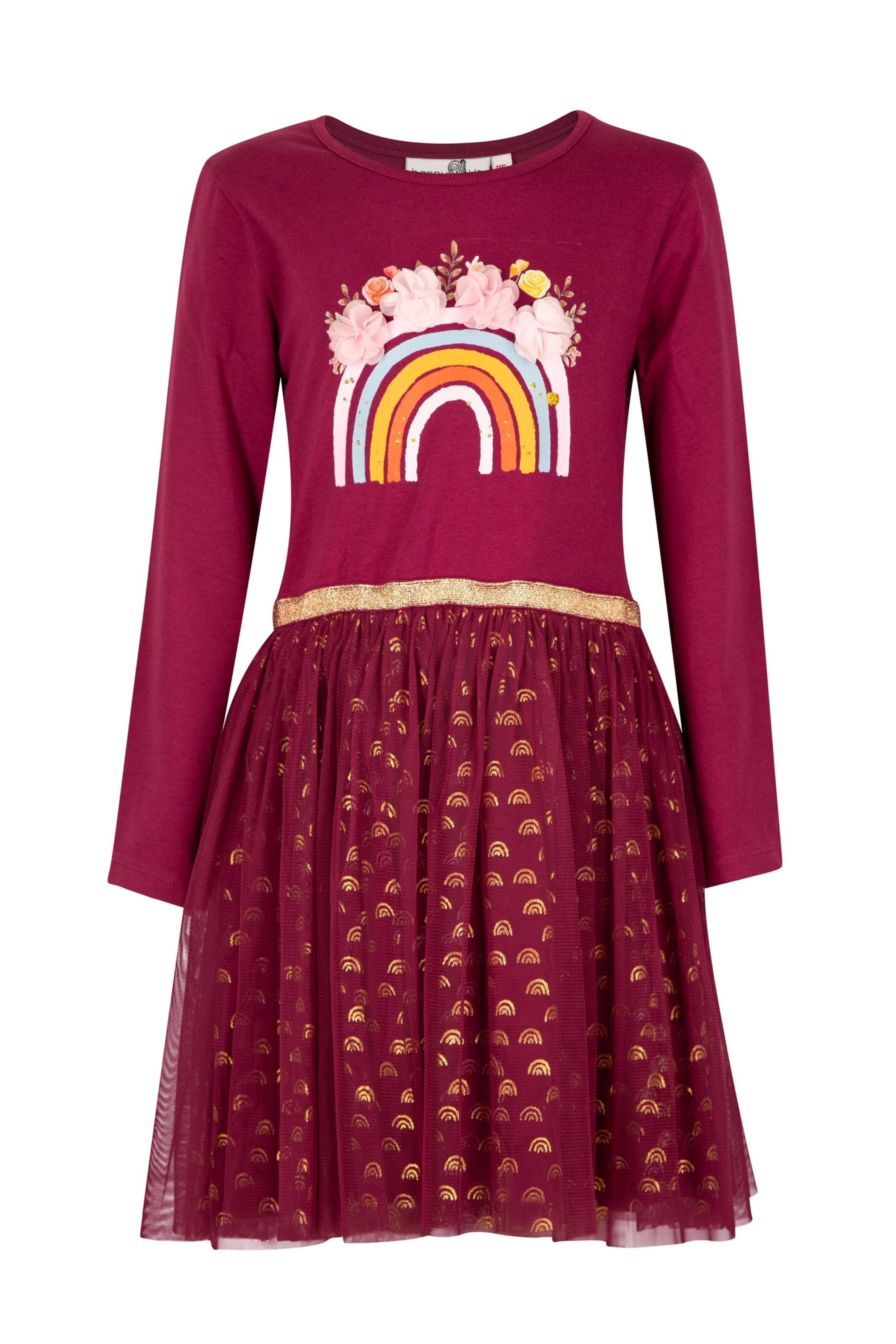 happy girls Φόρεμα σε κόκκινο: μπροστά