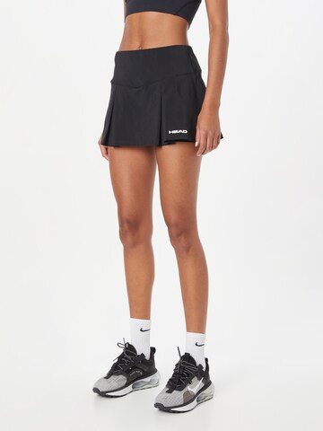 HEAD Sportovní sukně 'DYNAMIC' – černá: přední strana