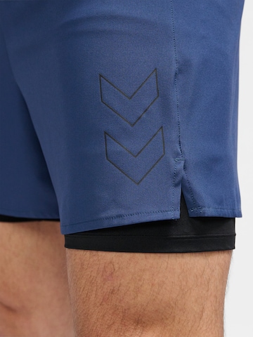 Regular Pantalon de sport 'FAST ' Hummel en bleu