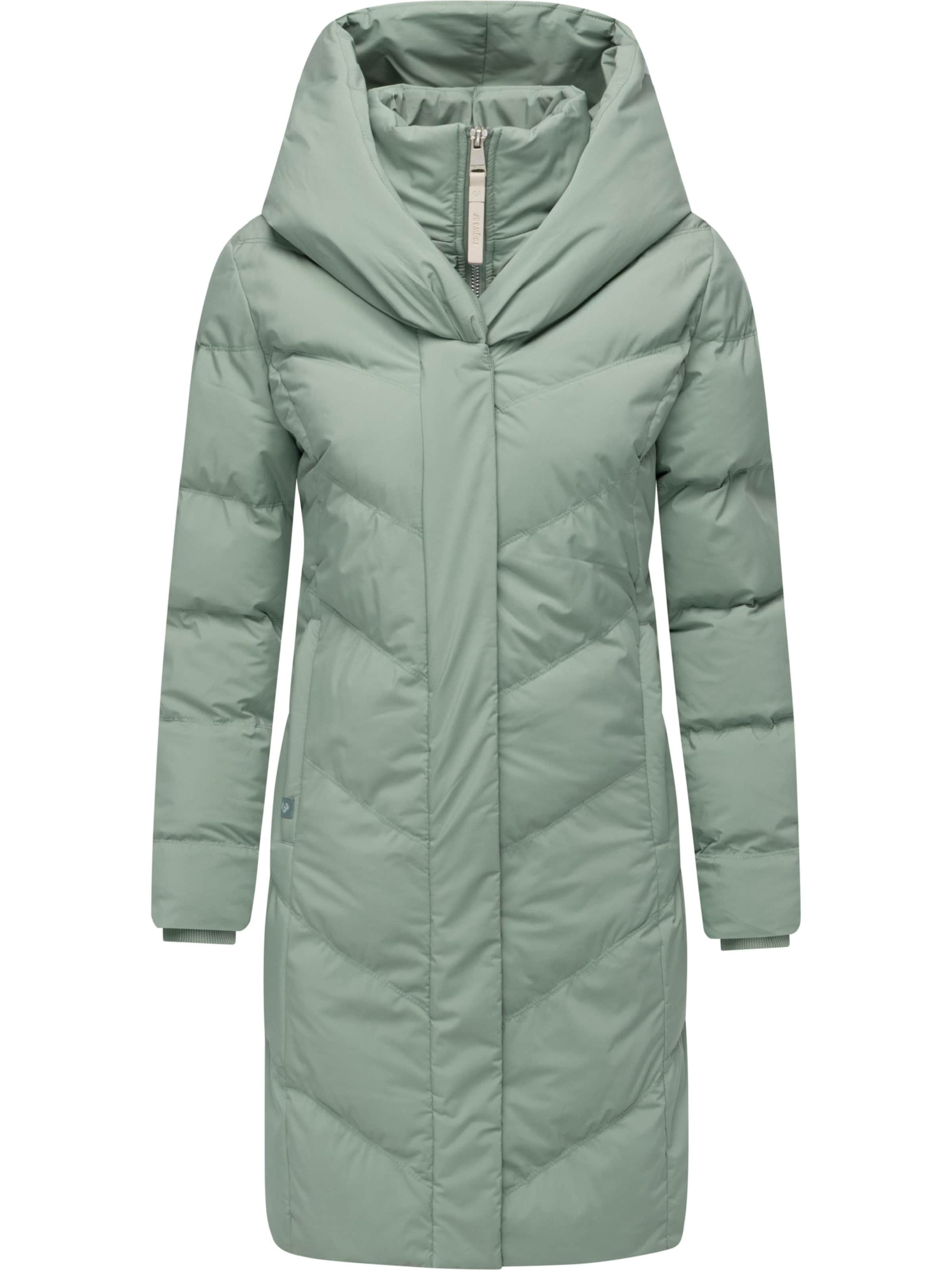 Ragwear Winter coat 'Natalka' in Green: front