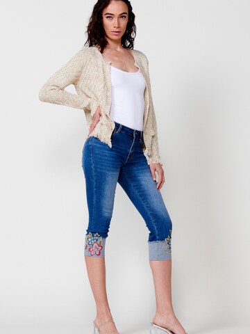 KOROSHI Strickjacke in Weiß