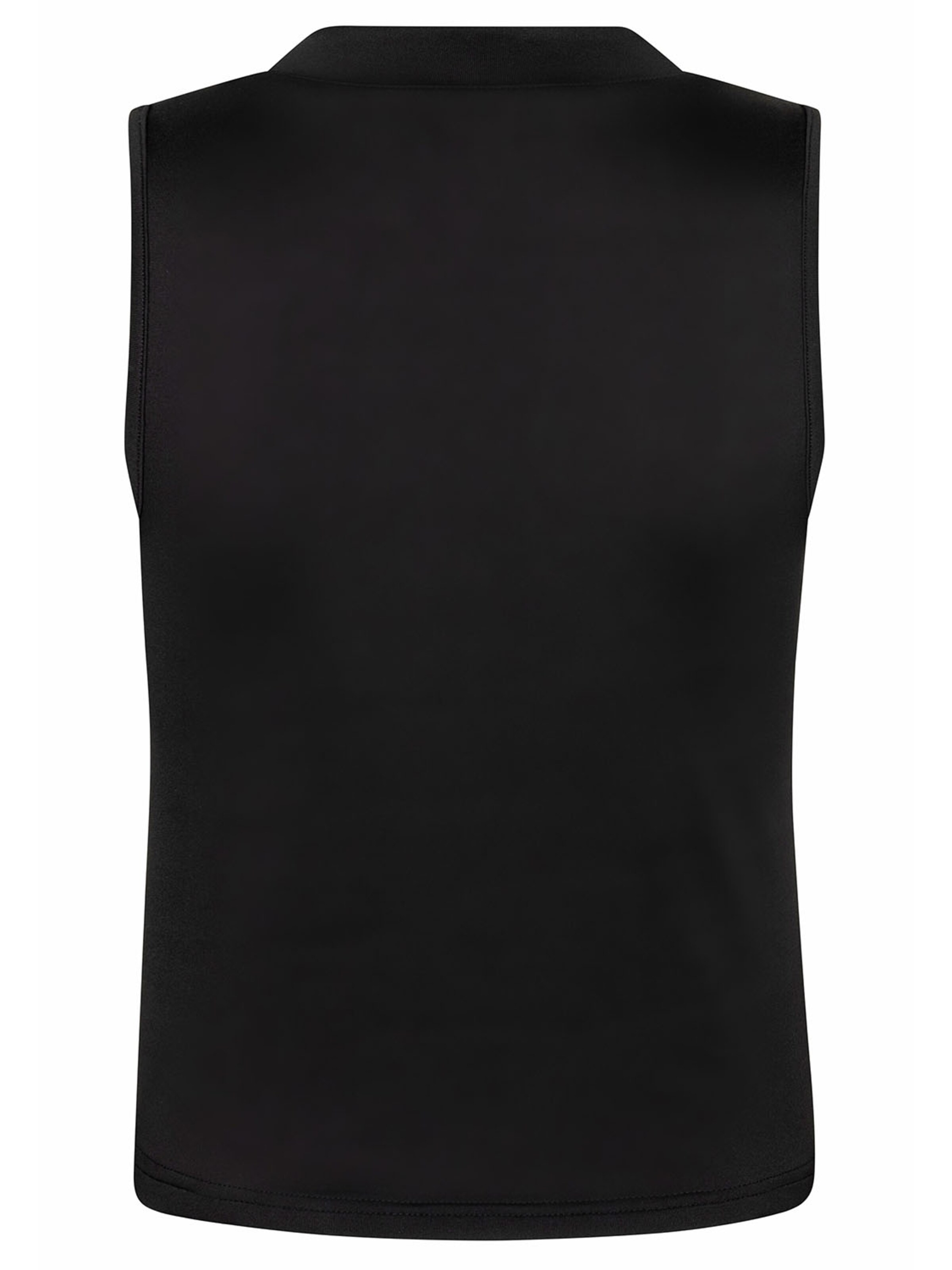 Chic by Lirette Top 'Crop top halter Natural' in Zwart