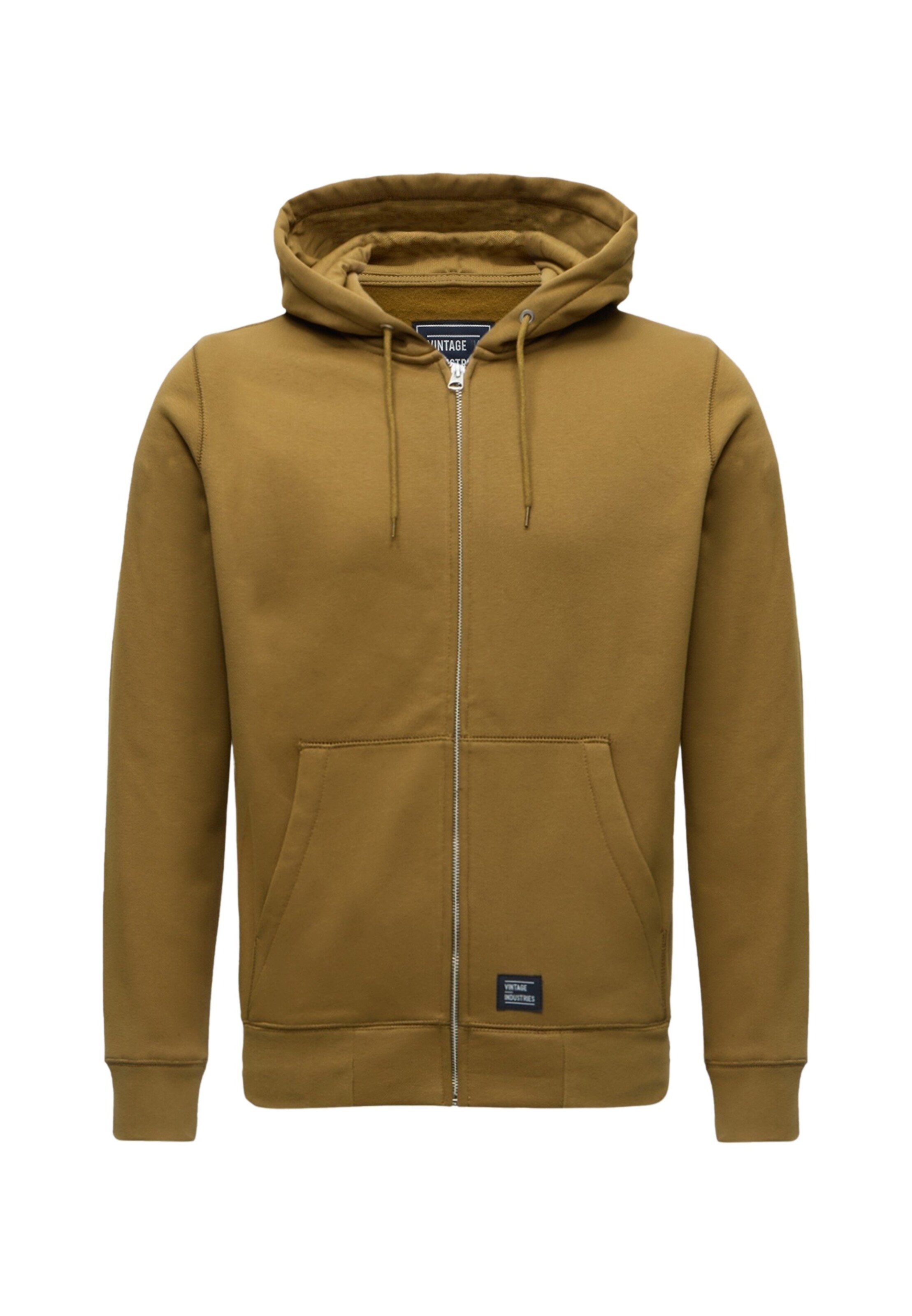 Giacca di felpa 'Redstone' di Vintage Industries in beige: frontale