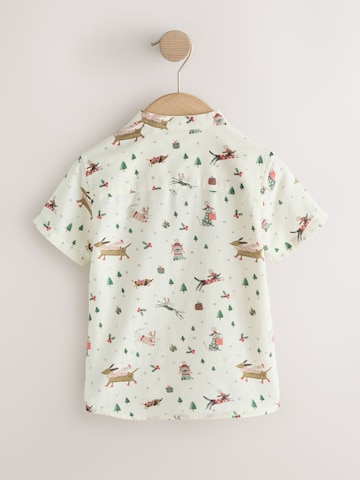 Next Regular fit Overhemd 'Christmas' in Wit