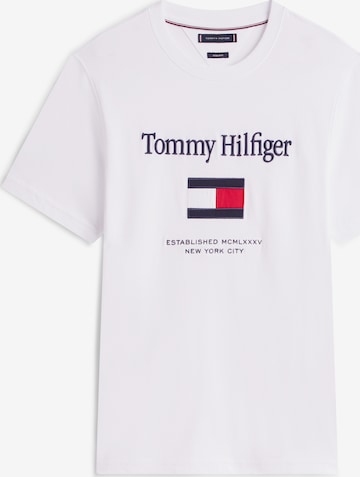 TOMMY HILFIGER Majica | bela barva: sprednja stran