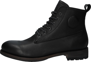 BLACKSTONE - Botas com atacadores 'BRETT' em preto: frente