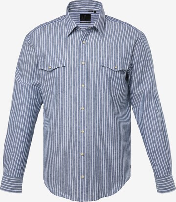 JP1880 Regular fit Button Up Shirt in Blue: front