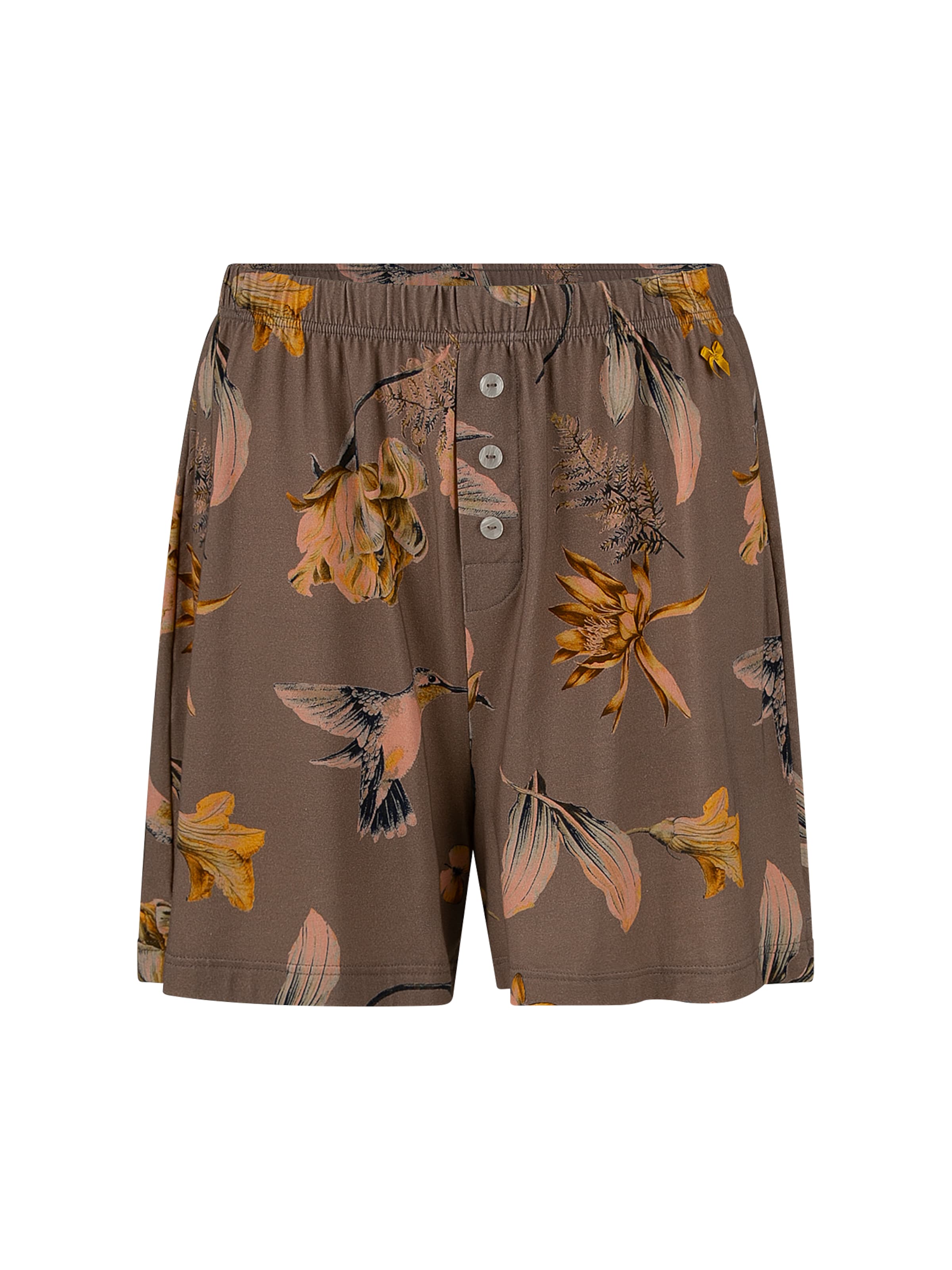 Sanetta Schlafshorts in Braun: Vorderseite