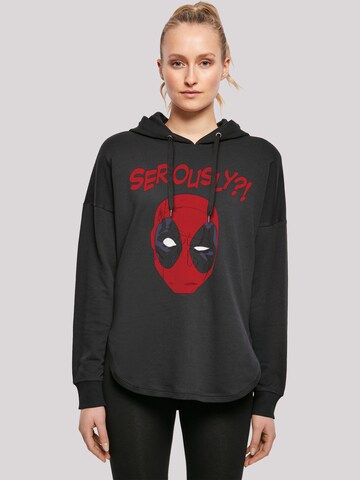 F4NT4STIC Sweatshirt 'Marvel Deadpool Seriously' in Black: front