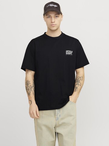JACK & JONES Shirt in Zwart: voorkant