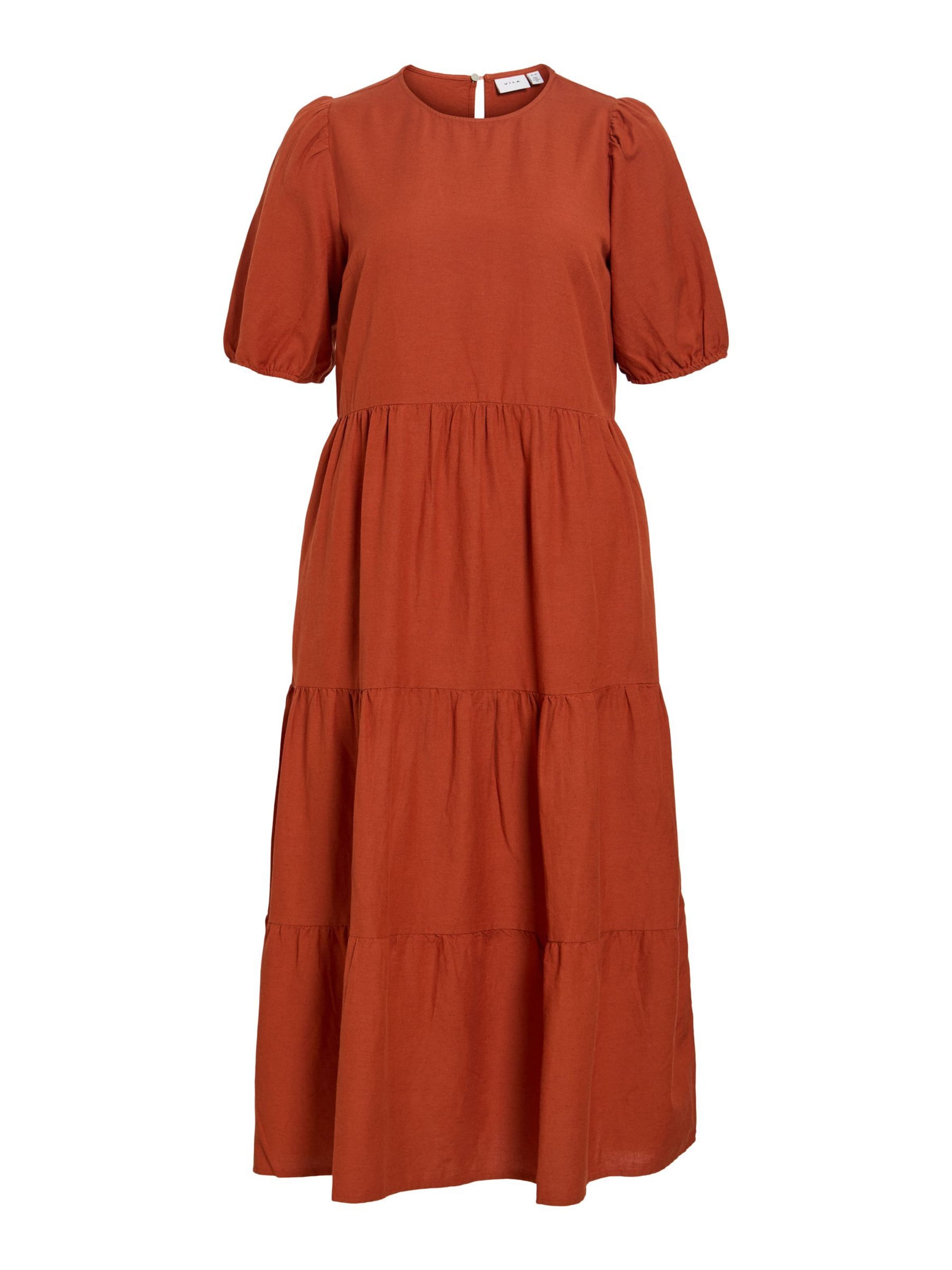 VILA Kleid 'VIPRisilla' in Orange: Vorderseite