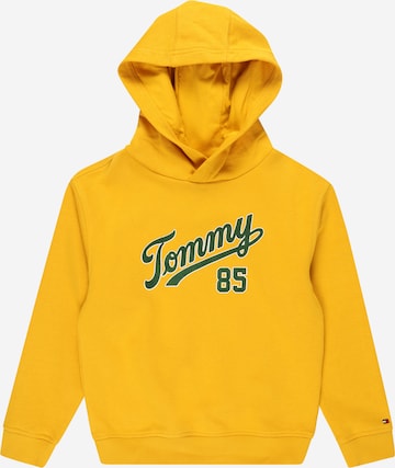 Felpa 'COLLEGE 85' di TOMMY HILFIGER in giallo: frontale