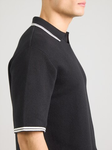 JACK & JONES Kampsun 'JCOBREEZE', värv must