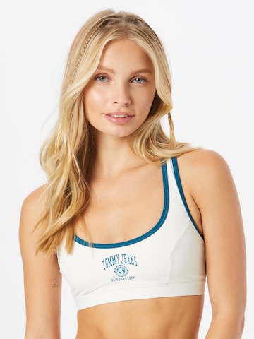 Tommy Hilfiger Underwear Bralette Bikini Top in White: front
