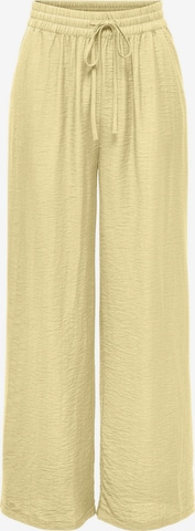 ONLY Trousers 'ONLLINO' in Yellow: front