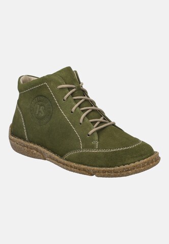 JOSEF SEIBEL Lace-up bootie 'Neele' in Green
