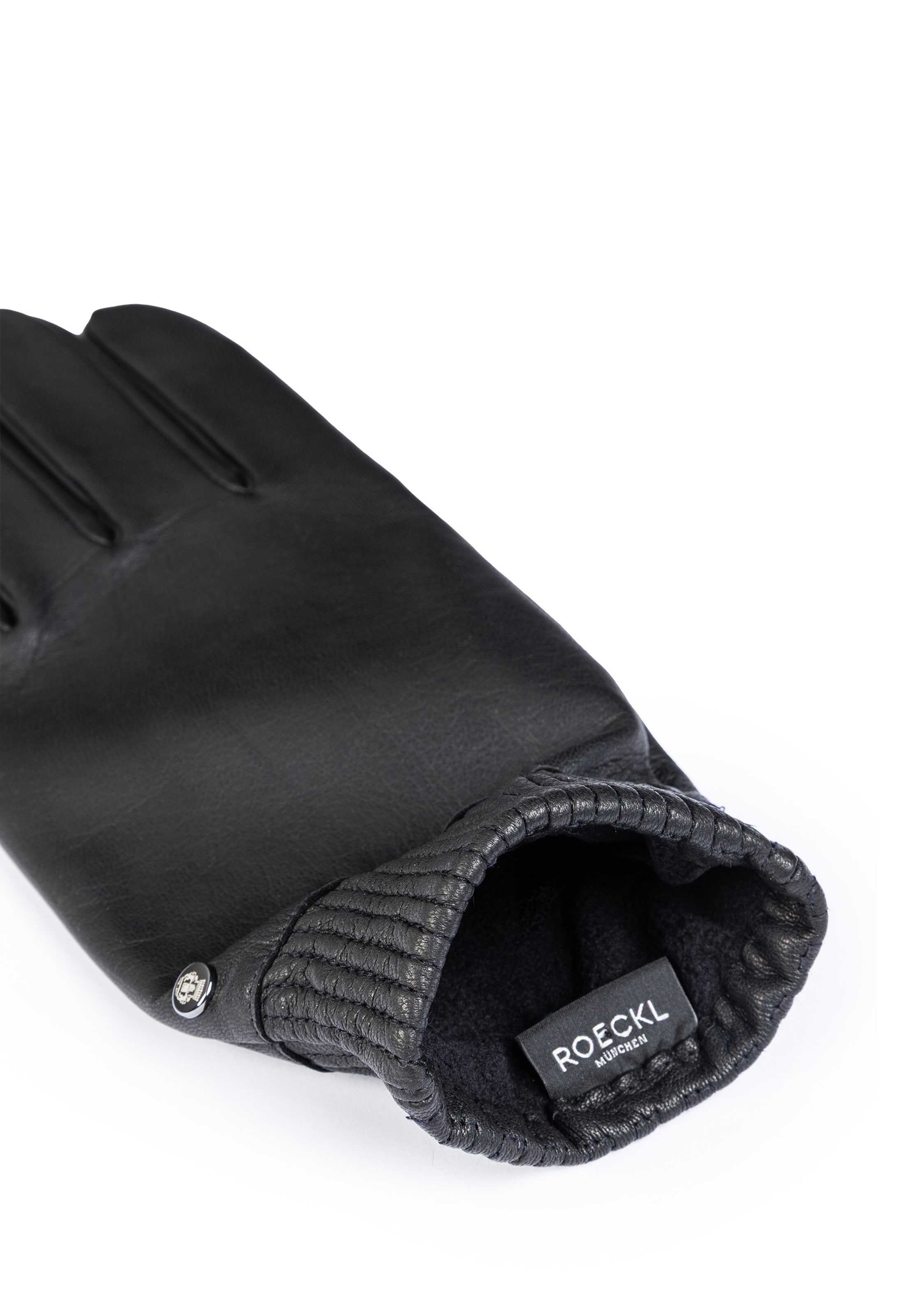 Roeckl Vingerhandschoenen 'Steinfort' in Zwart