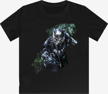 T-Shirt 'Marvel Black Panther Wild' F4NT4STIC en noir : devant