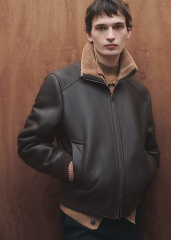 MANGO MAN Between-Season Jacket 'Ronald' in Brown