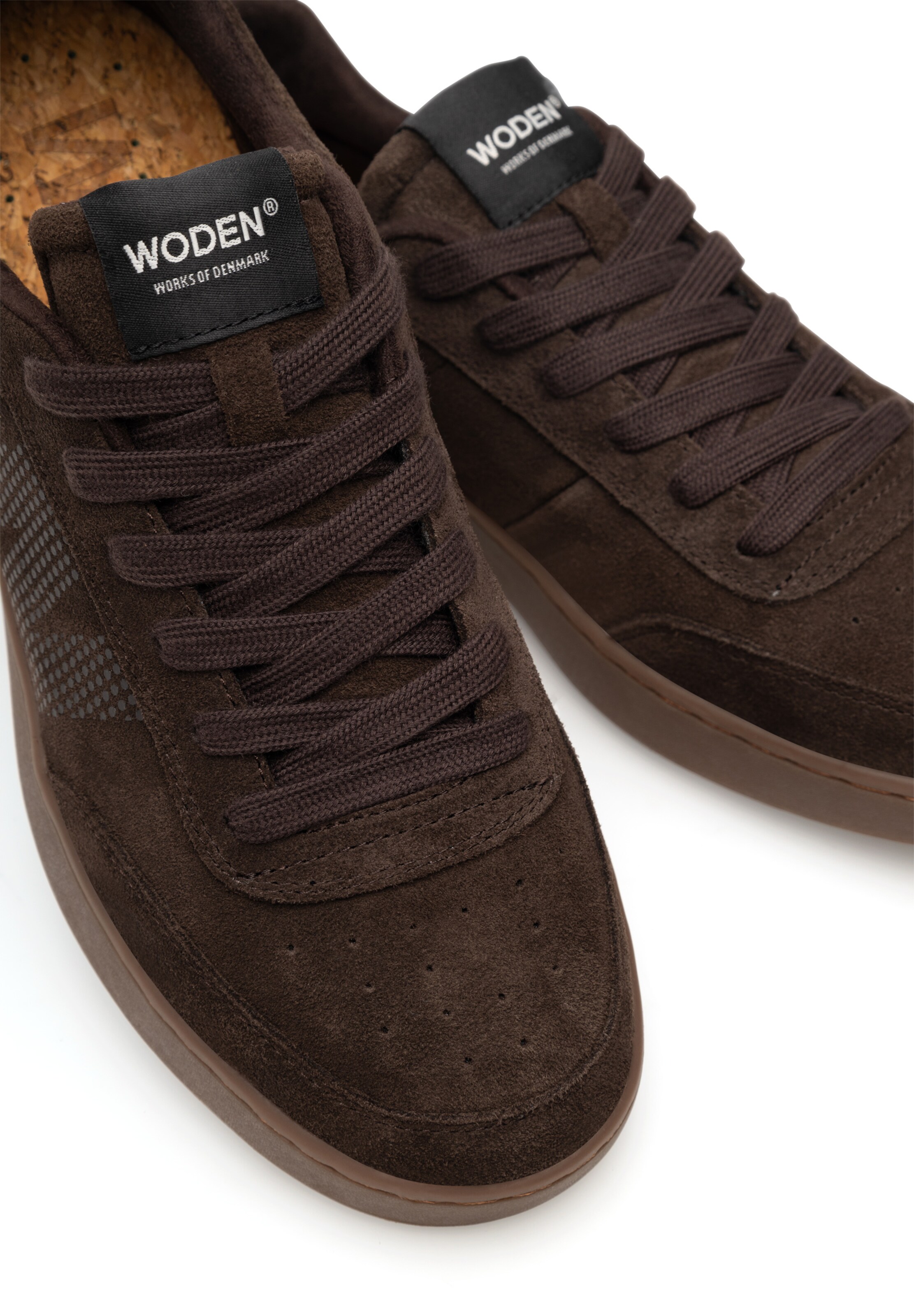 Baskets basses ' Toke ' WODEN en marron