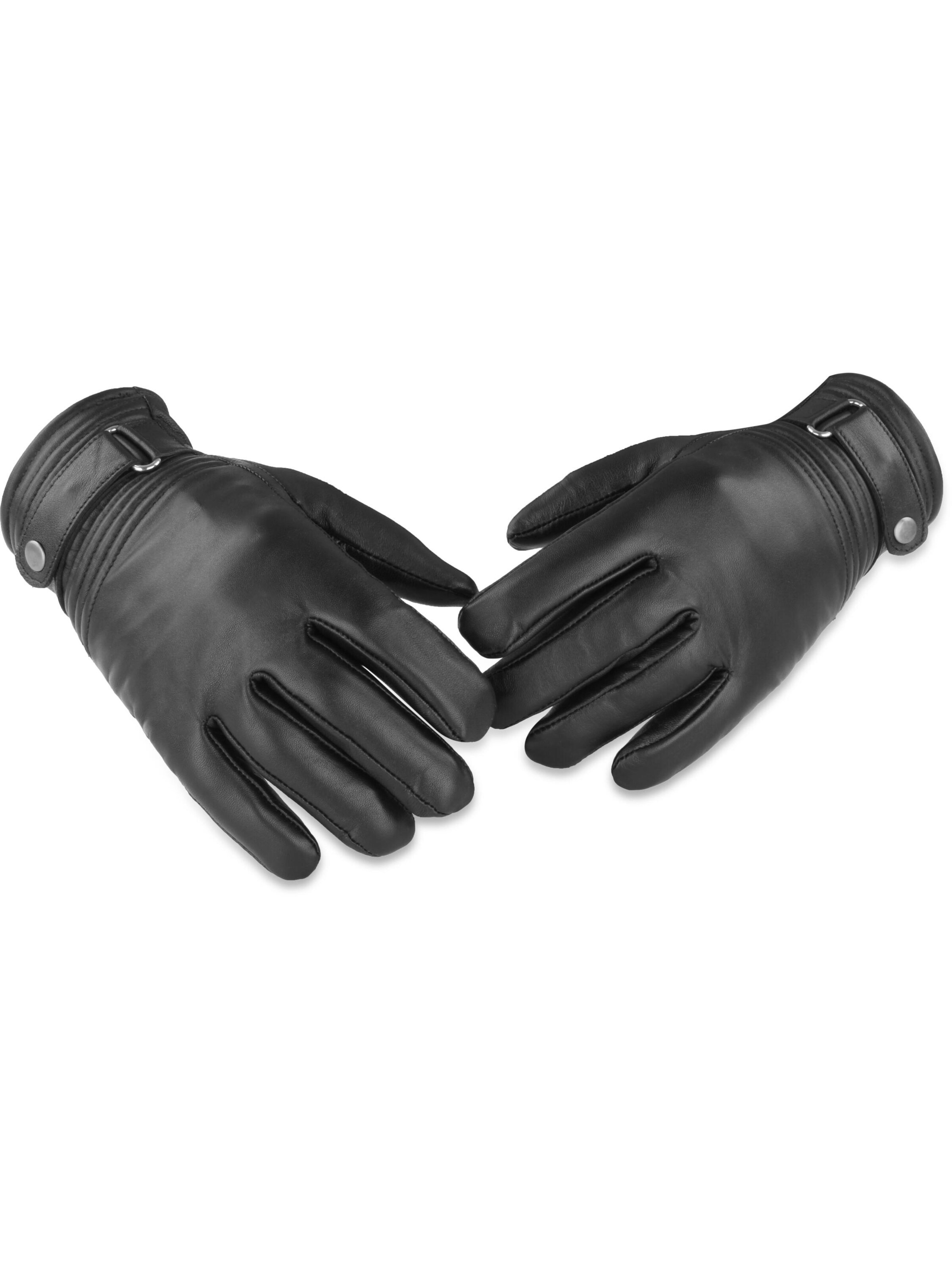 normani Full finger gloves 'Tyylikäs' in Black