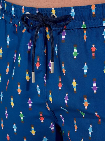 Shorts de bain ' Beach Boxer Calcio ' HOM en bleu