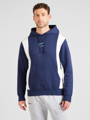 Nike Sportswear Свитшот 'AIR' в Синий: спереди