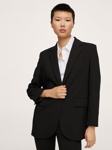 MANGO Blazer 'Annie' in Black: front