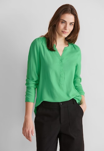 STREET ONE Blouse in Green: front