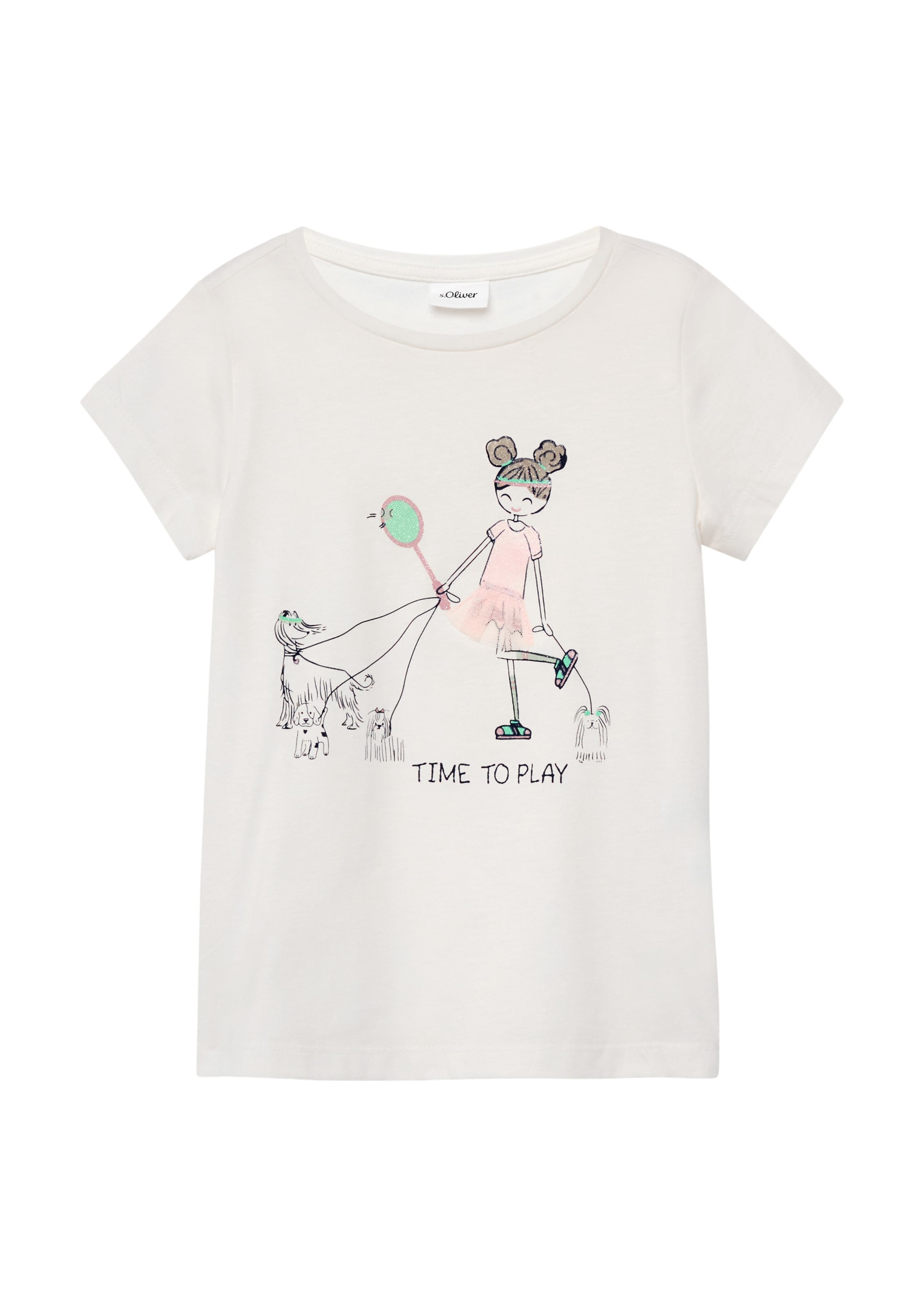 s.Oliver Shirt in Beige: front