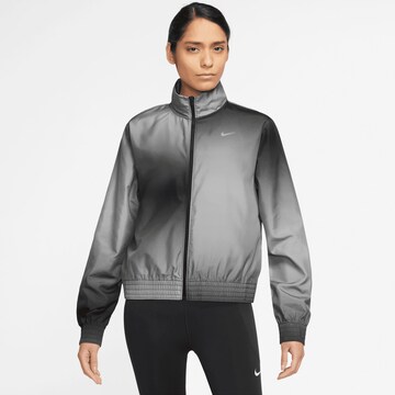 NIKE Sportjacke in Grau: Vorderseite