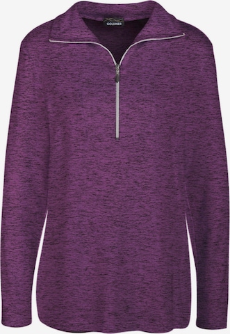 T-shirt Goldner en violet : devant